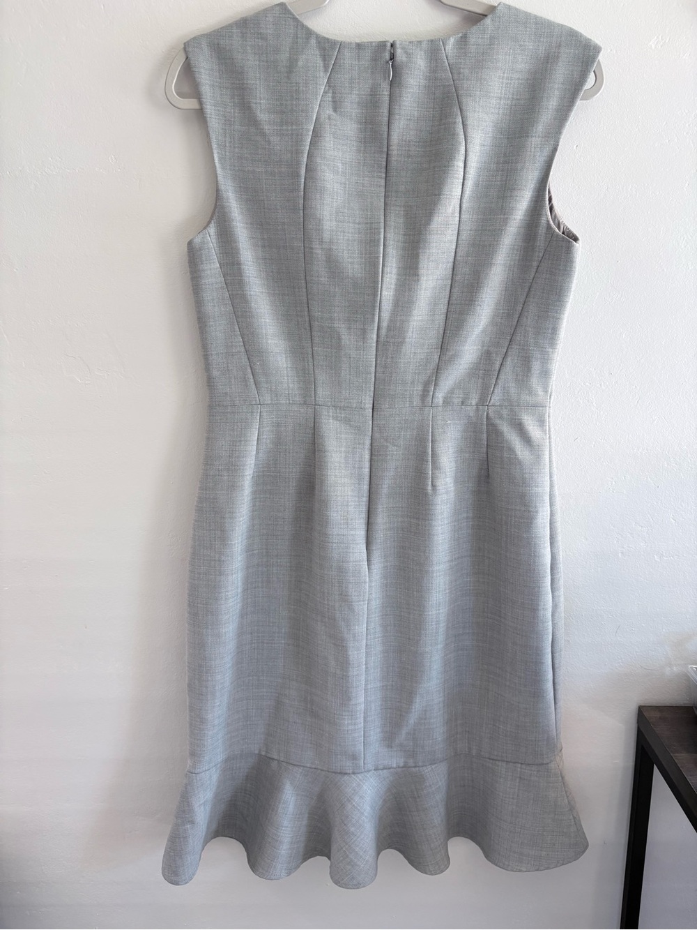 Brooks Brothers light grey wool dress - Picture 2 of 6